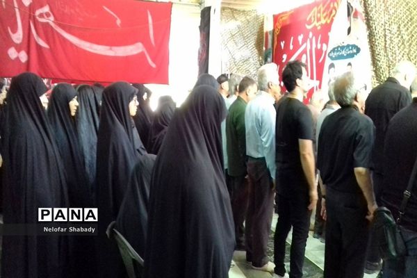 تشییع پیکر مطهر مادر شهید نظارت در شهرستان ملارد