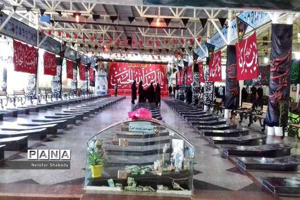 تشییع پیکر مطهر مادر شهید نظارت در شهرستان ملارد