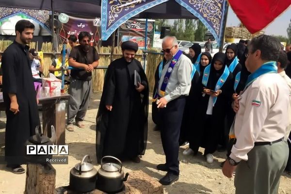 راه‌اندازی موکب اربعین توسط سازمان دانش‌آموزی آذربایجان غربی