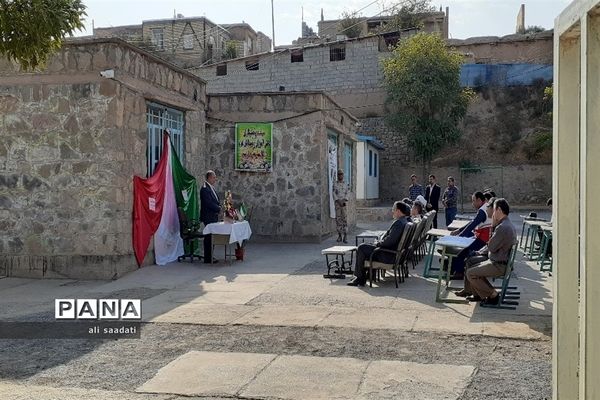 کلنگ‌زنی ساخت فضای آموزشی جدید در روستای  احمد‌آباد شهرستان کلات