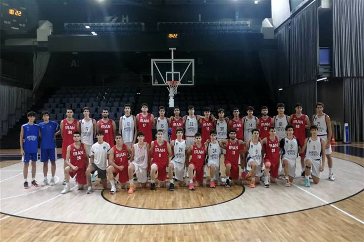 سومین پیروزی تیم ملی بسکتبال پسران زیر ۱۶ سال در ترکیه