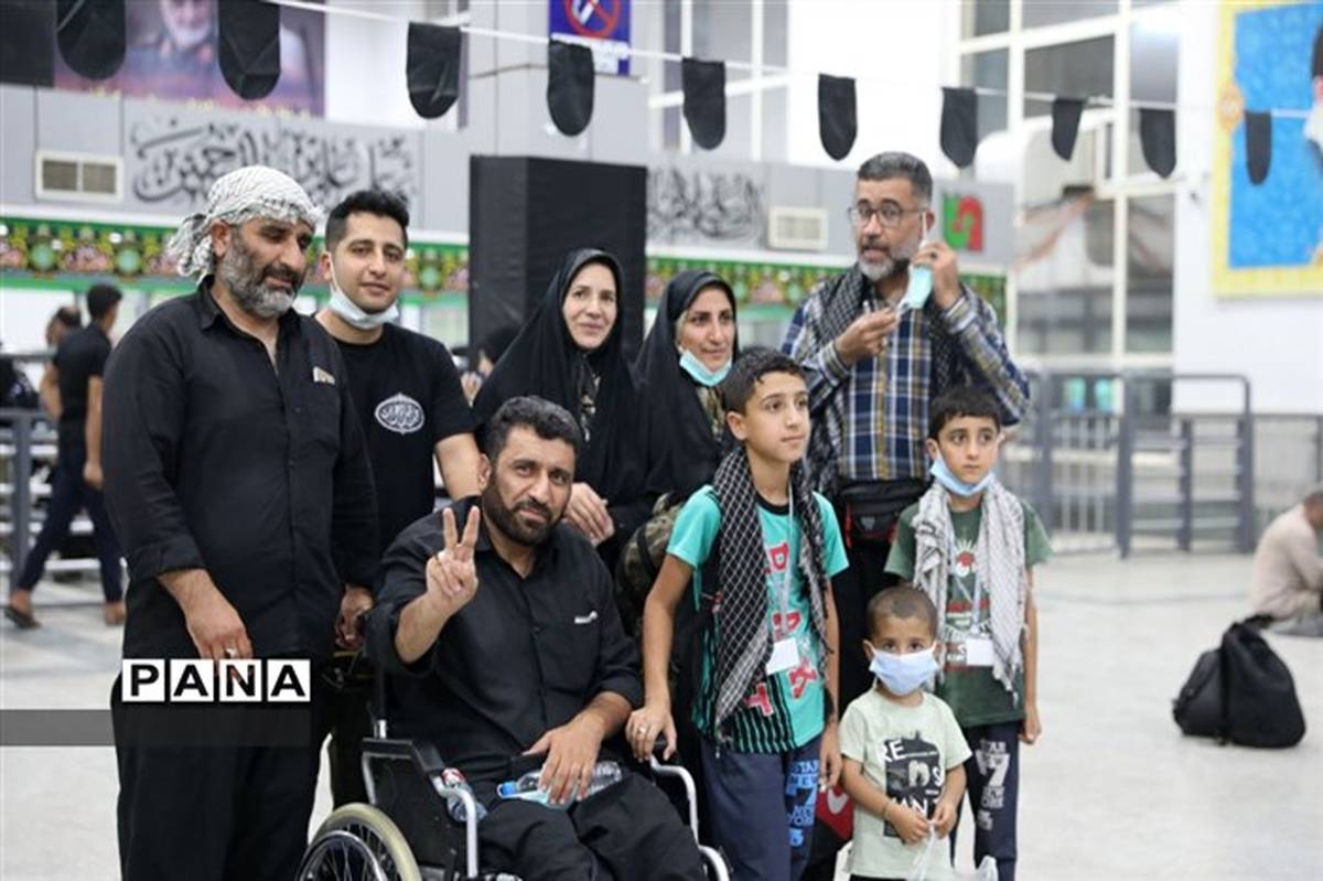 وضعیت زائران حسینی در مسیر اربعین مرز بین‌المللی مهران/فیلم