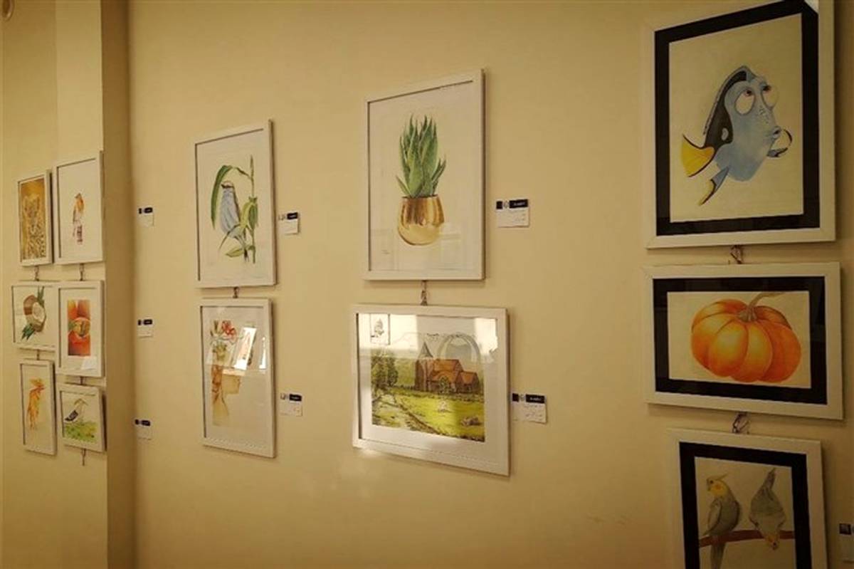 برگزاری نمایشگاه نقاشی در مجتمع فرهنگی هنری سلمان هراتی ملارد/فیلم