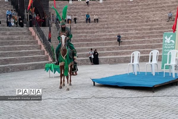 آیین تعزیه‌خوانی به مناسبت اربعین در ساری