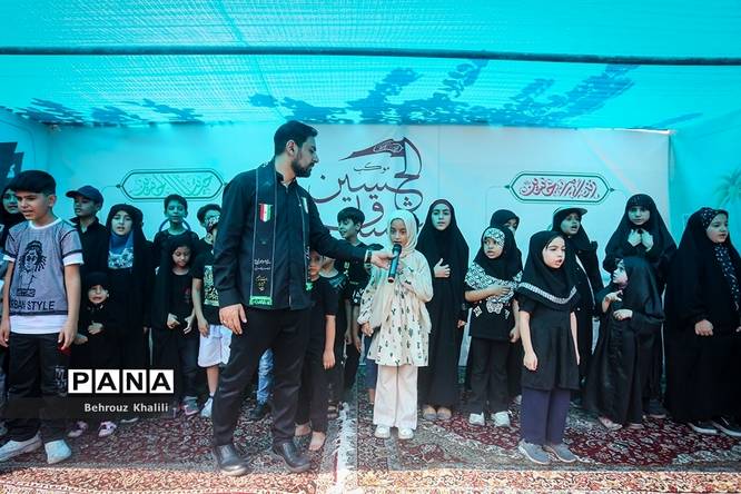 موکب دانشآموزی عشاق الحسین (ع) در پیادهروی جاماندگان اربعین حسینی-تهران