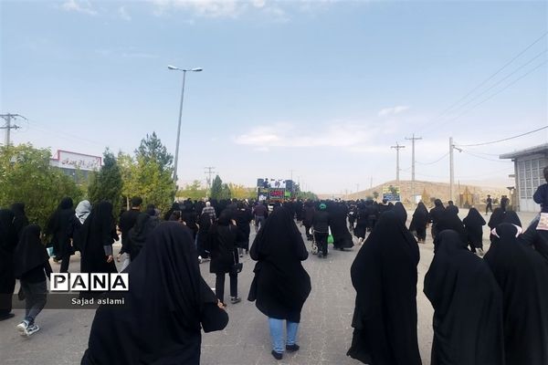 پیاده‌روی دلدادگان حسینی شهرستان اقلید