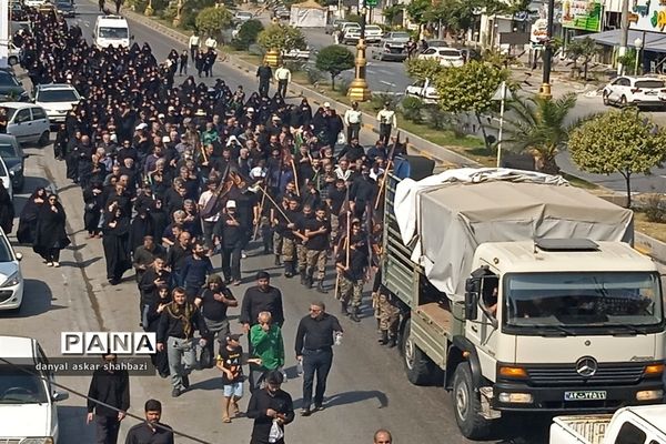 راهپیمایی اربعین در شهرستان  نور