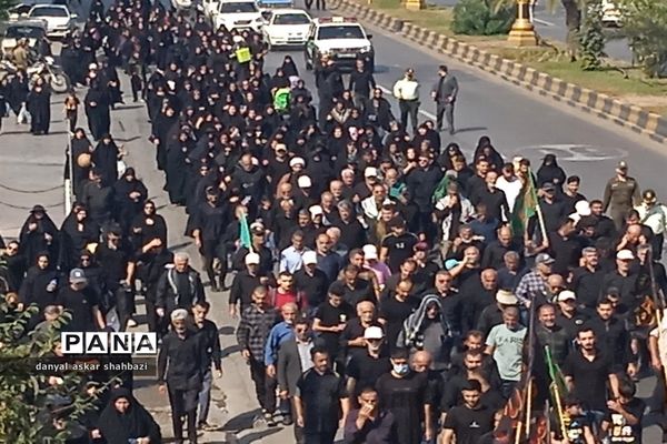 راهپیمایی اربعین در شهرستان  نور