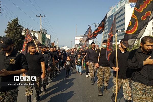 راهپیمایی اربعین در شهرستان  نور