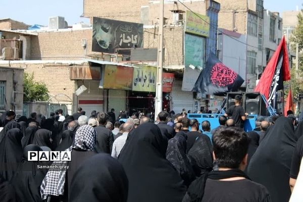 مراسم پیاده‌روی جاماندگان اربعین حسینی در شهرستان پاکدشت