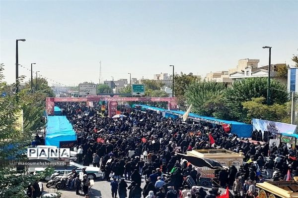 قدم قدم تا دلدادگی به آستان مطهر و نورانی  جاماندگان اربعین حسینی