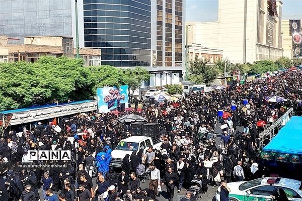 قدم قدم تا دلدادگی به آستان مطهر و نورانی  جاماندگان اربعین حسینی