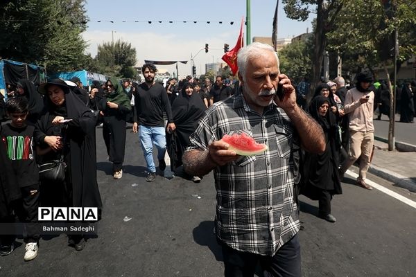 پیاده‌روی جاماندگان اربعین حسینی در تهران