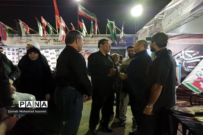 موکب سازمان دانشآموزی آبادان در مرز شلمچه