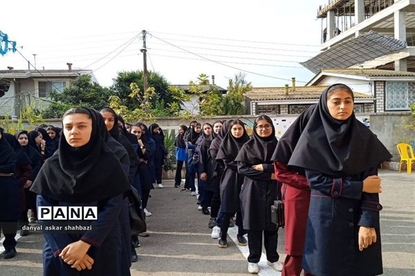 مانور بازگشایی مدارس در نور