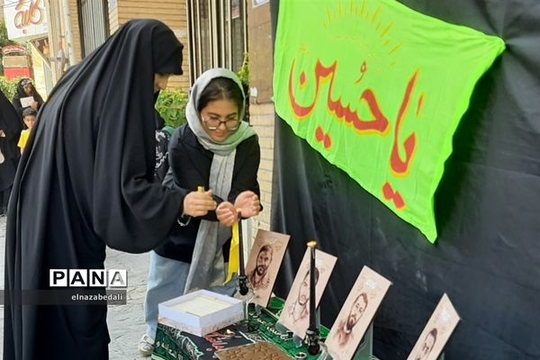 موکب دانش‌آموزی اربعین‌حسینی در شهرستان فیروزکوه