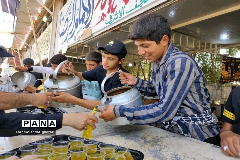 راهپیمایی اربعین در کربلا