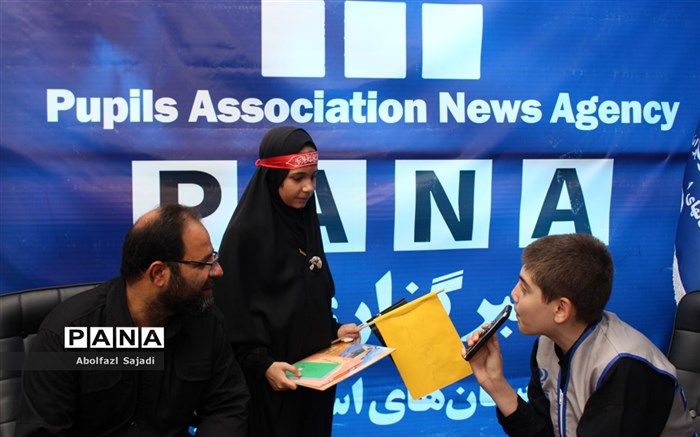گفتگوی خبرنگار پانا با زائرین حاضر در موکب سازمان دانش‌آموزی شهرستان‌های تهران/فیلم