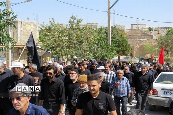 پیاده‌روی جاماندگان اربعین حسینی شهر درق