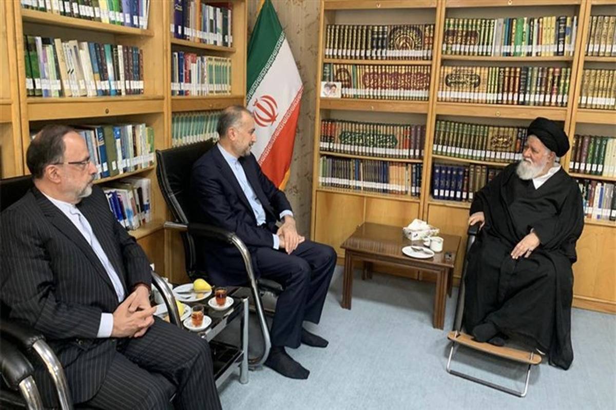 دیدار وزیر خارجه با امام جمعه مشهد و تولیت آستان قدس رضوی