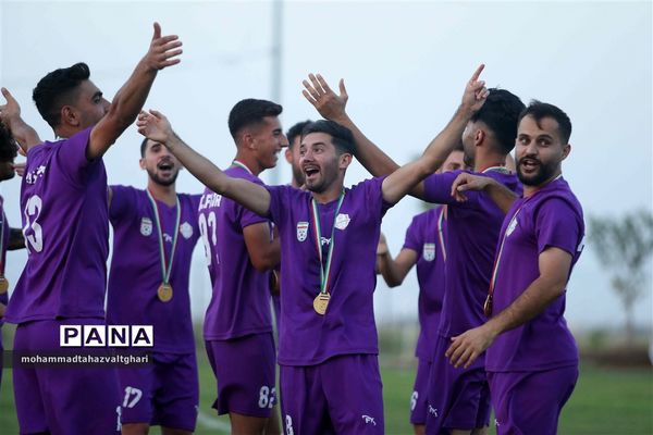 جشن قهرمانی تیم فوتبال بزرگسالان فجر قزوین