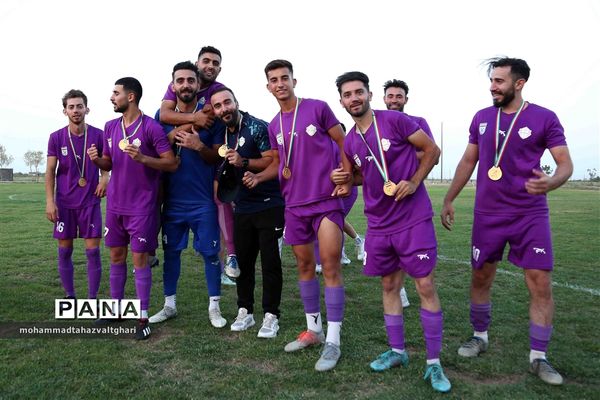 جشن قهرمانی تیم فوتبال بزرگسالان فجر قزوین