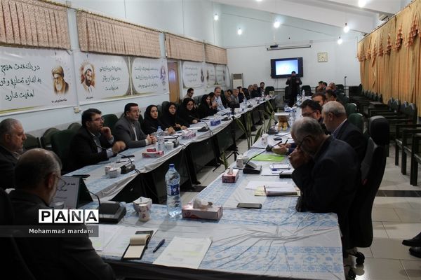 جلسه شورای آموزش و پرورش شهرستان ساری