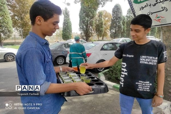 پذیرایی نواحی یک و پنج از زوار علی بن موسی الرضا (ع)