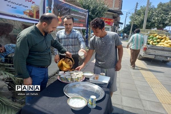 موکب پذیرایی از زائران امام رضا در گلوگاه