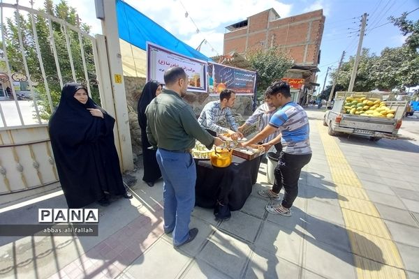 موکب پذیرایی از زائران امام رضا در گلوگاه