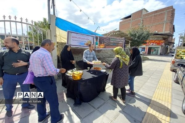 موکب پذیرایی از زائران امام رضا در گلوگاه