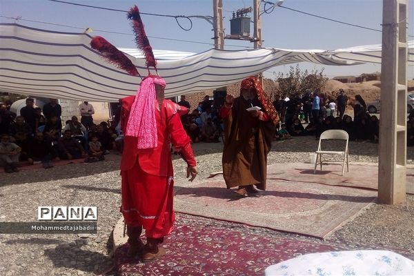 برگزاری مراسم تعزیه‌خوانی شهادت امام حسن مجتبی (ع) در روستای تاج آباد داورزن