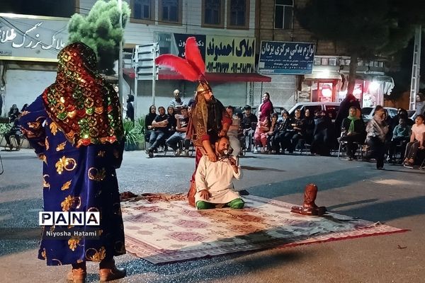 اجرای تعزیه‌خوانی در بهارستان‌دو