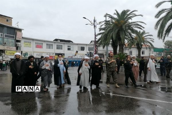 مراسم دسته‌روی به مناسبت سالروز شهادت امام رضا(ع) در قائمشهر