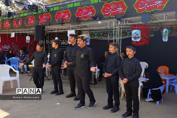 برپایی موکب خدمت‌رسانی شورای هماهنگی مدارس و مراکز غیردولتی مشهد الرضا در دهه آخر صفر