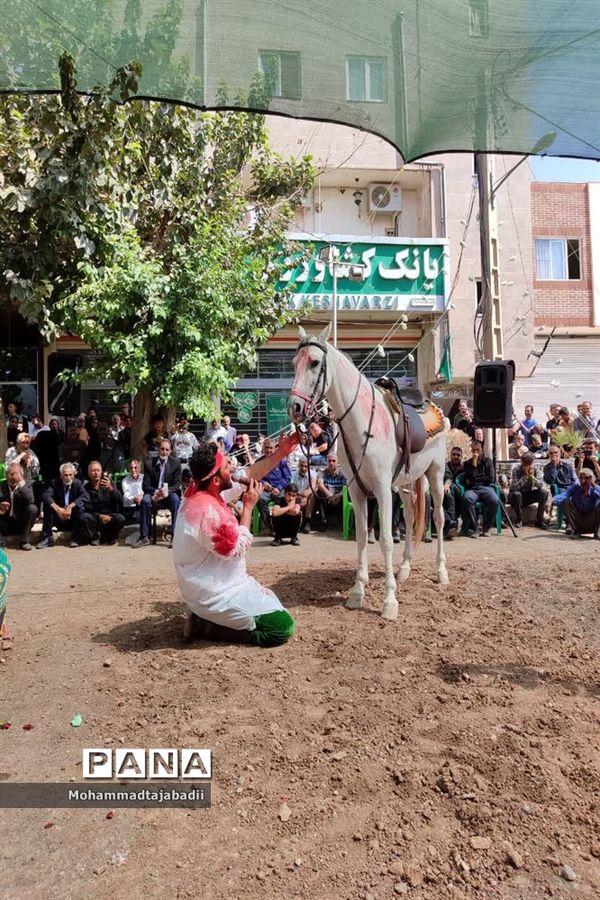مراسم تعزیه‌خوانی شهادت حضرت علی اکبر(ع) در شهر ریوند