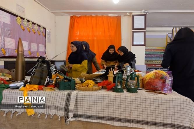 آمادهسازی دبیرستان عصمت صفادشت بهمناسبت بازگشایی و هفته دفاع مقدس