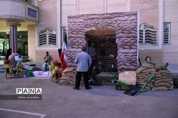 روز سوم آماده سازی هنرستان فاطمه زهرا ناحیه یک برای نواختن زنگ مهر