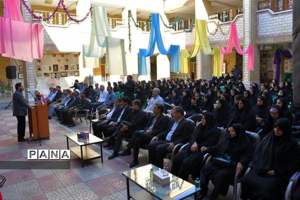 آیین بازگشایی مدارس و زنگ مهر در اندیمشک