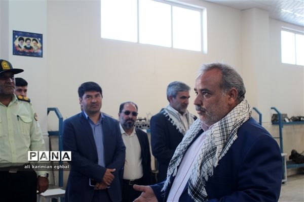 بازدید مسئولان شهرستان گلبهار از هنرستان علم و صنعت سردار سلیمانی