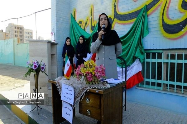 آیین بازگشایی مدارس در آموزشگاه علامه مجلسی شهرستان پیشوا