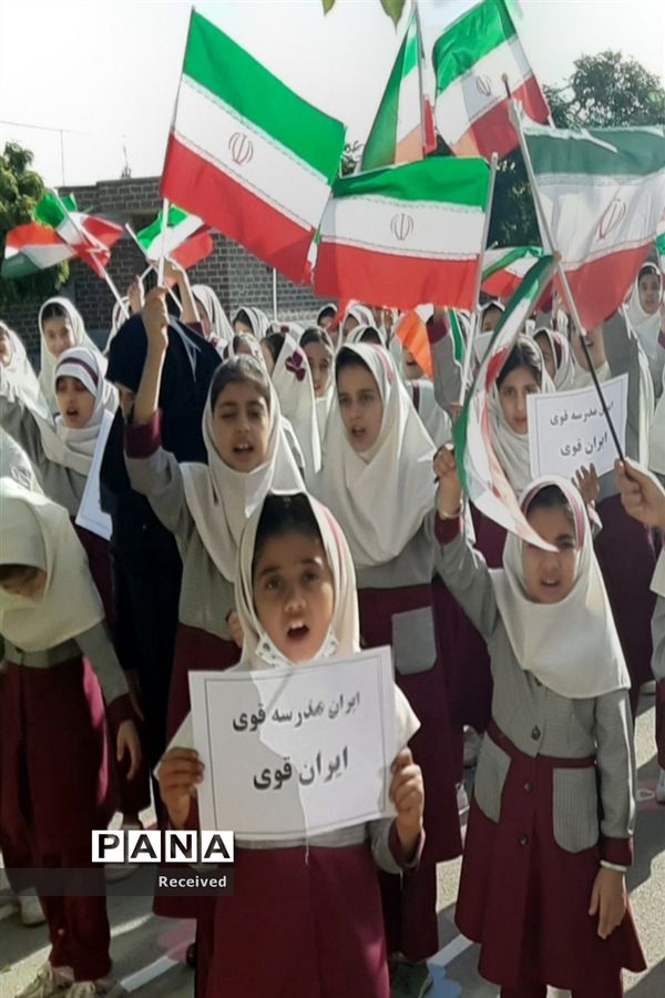 طنین  زنگ ایثار و مقاومت در مدارس شهرستان اقلید