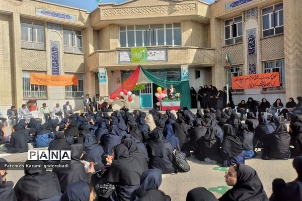 آیین بازگشایی مدارس در قادرآباد