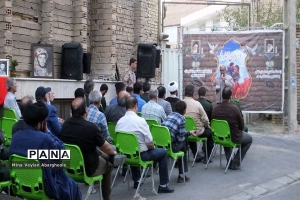 مراسم یادبود شهدای دفاع مقدس با عنوان «آبروی محله‌ها» در شهرستان پیشوا