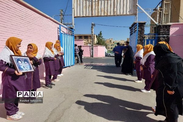 استقبال از شهید گمنام در مدارس ملارد