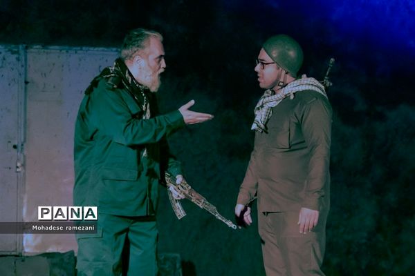 نمایش بزرگ میدانی نوری در نیمروز در بوستان کوهشار