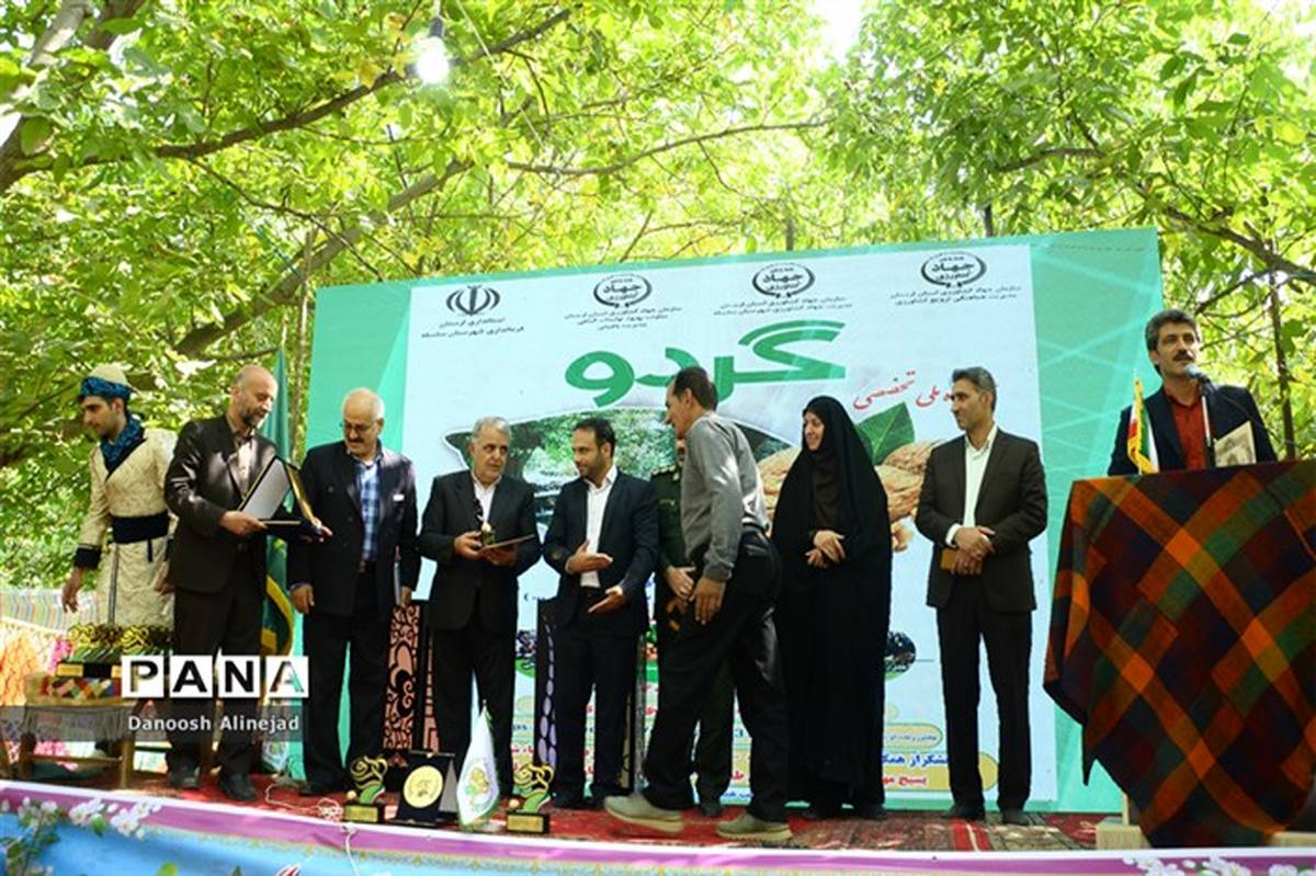 نخستین جشنواره ملی گردو در منطقه گردشگری کهمان سلسله برگزار شد