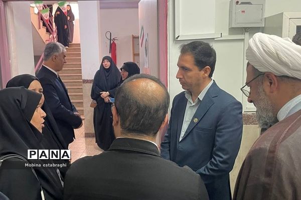 مراسم خادمین رضوی در آموزشگاه عباسقلی شهریار