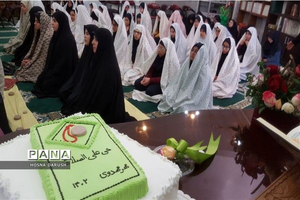 نواختن زنگ نماز در دبیرستان دخترانه نابینایان تقوا