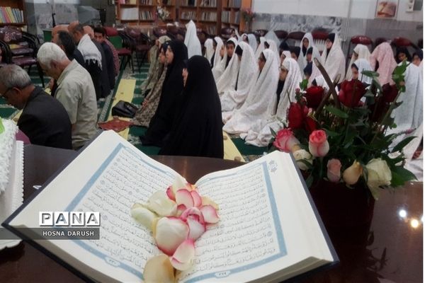 نواختن زنگ نماز در دبیرستان دخترانه نابینایان تقوا